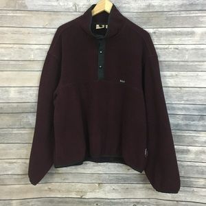 Vintage Woolrich Fleece Pullover Jacket